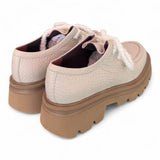 Scarpa allacciata ingegnere latte Lorenzo Mari 