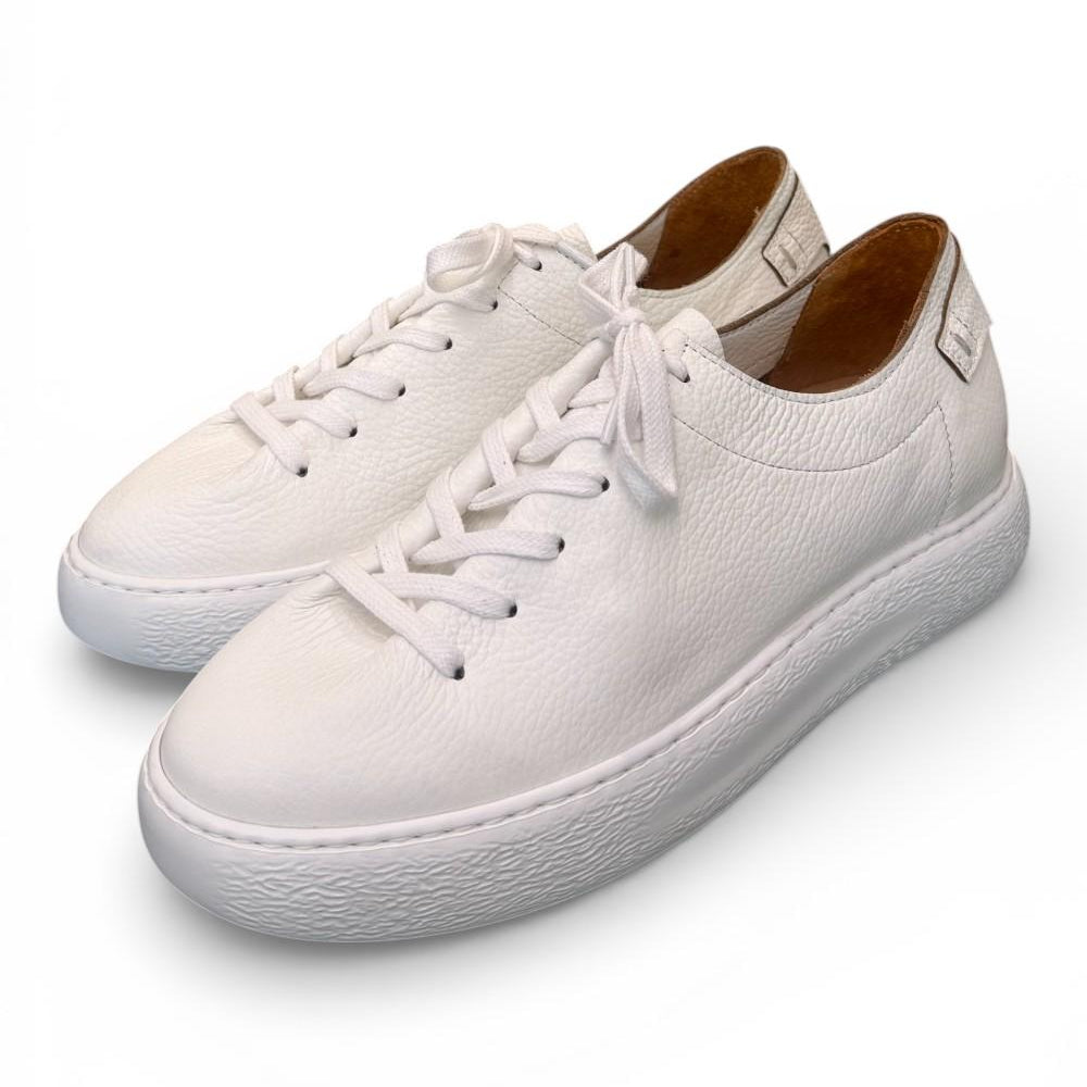 Sneaker pelle bianca taglio vivo Pawelks<BR/> <BR/> 
