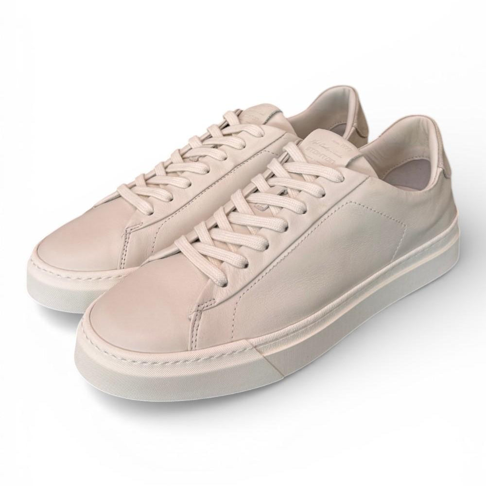 Sneaker uomo pelle panna Stokton<BR/> 