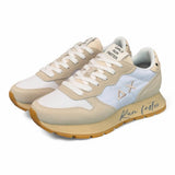 Sneaker donna SUN 68 ALLY vintage bianco panna 