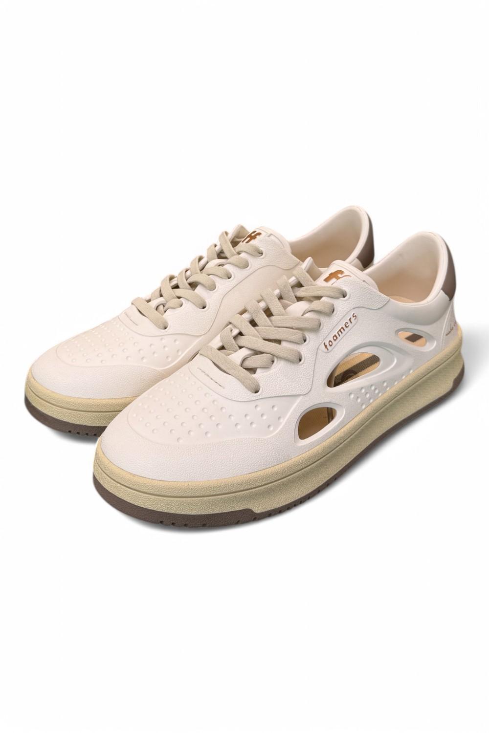 Sneaker Foamers Eva bianco tortora 