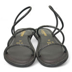 Sandalo strass nero Le Salentine 