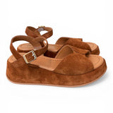 Sandalo fascia suede bruciato Z50 Frau 