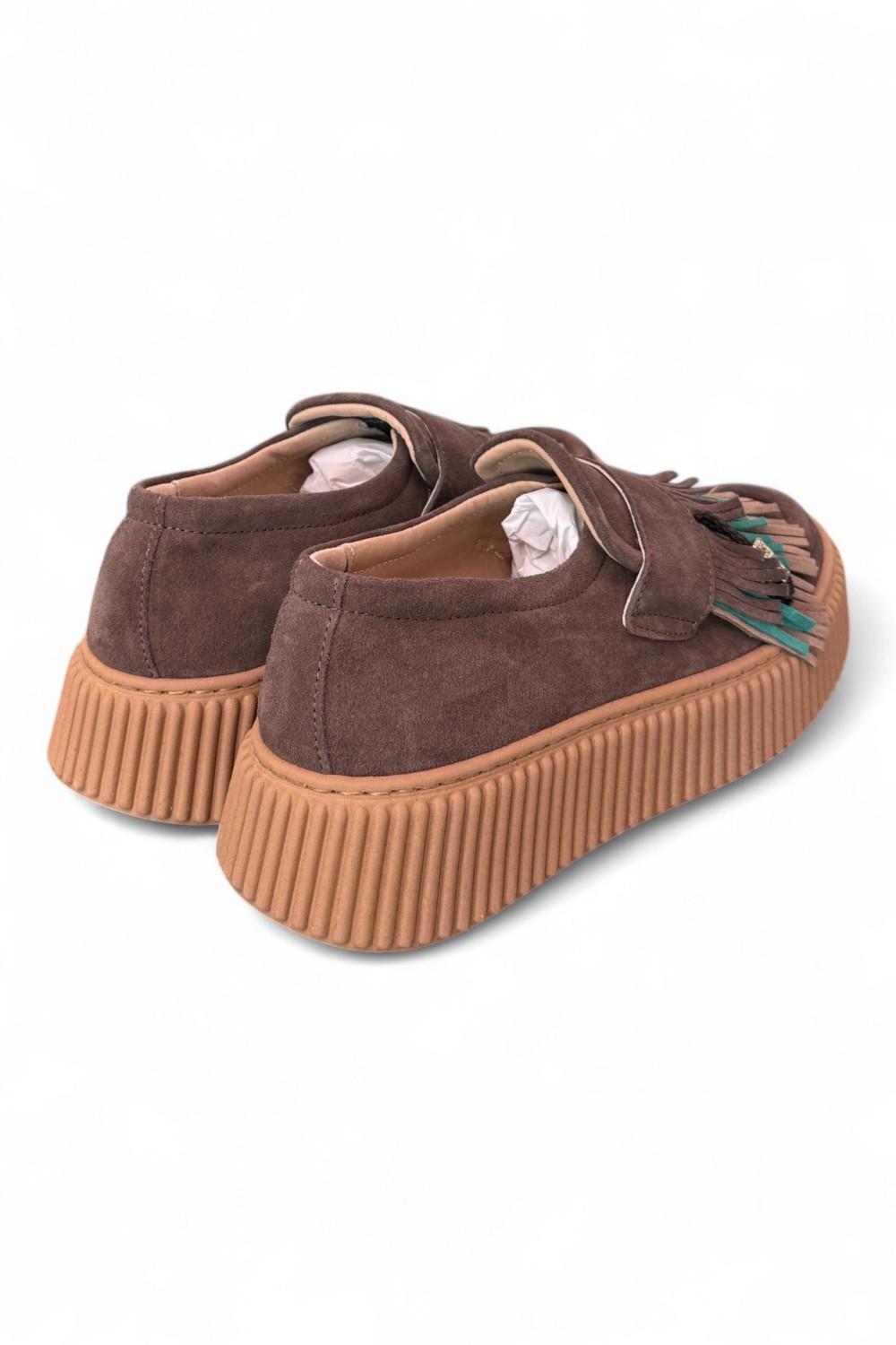 Mocassino sneaker frangia Meliné 