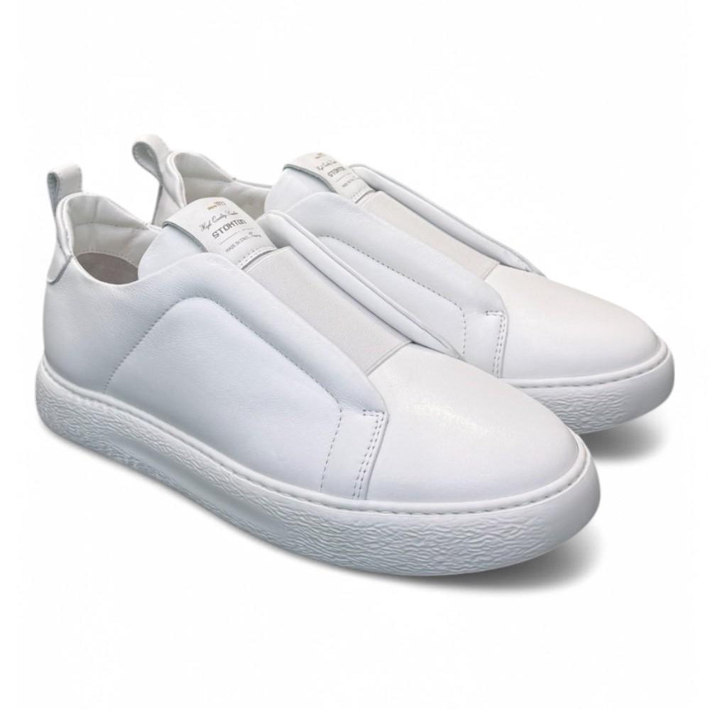 Sneaker slip on uomo Stokton bianca 
