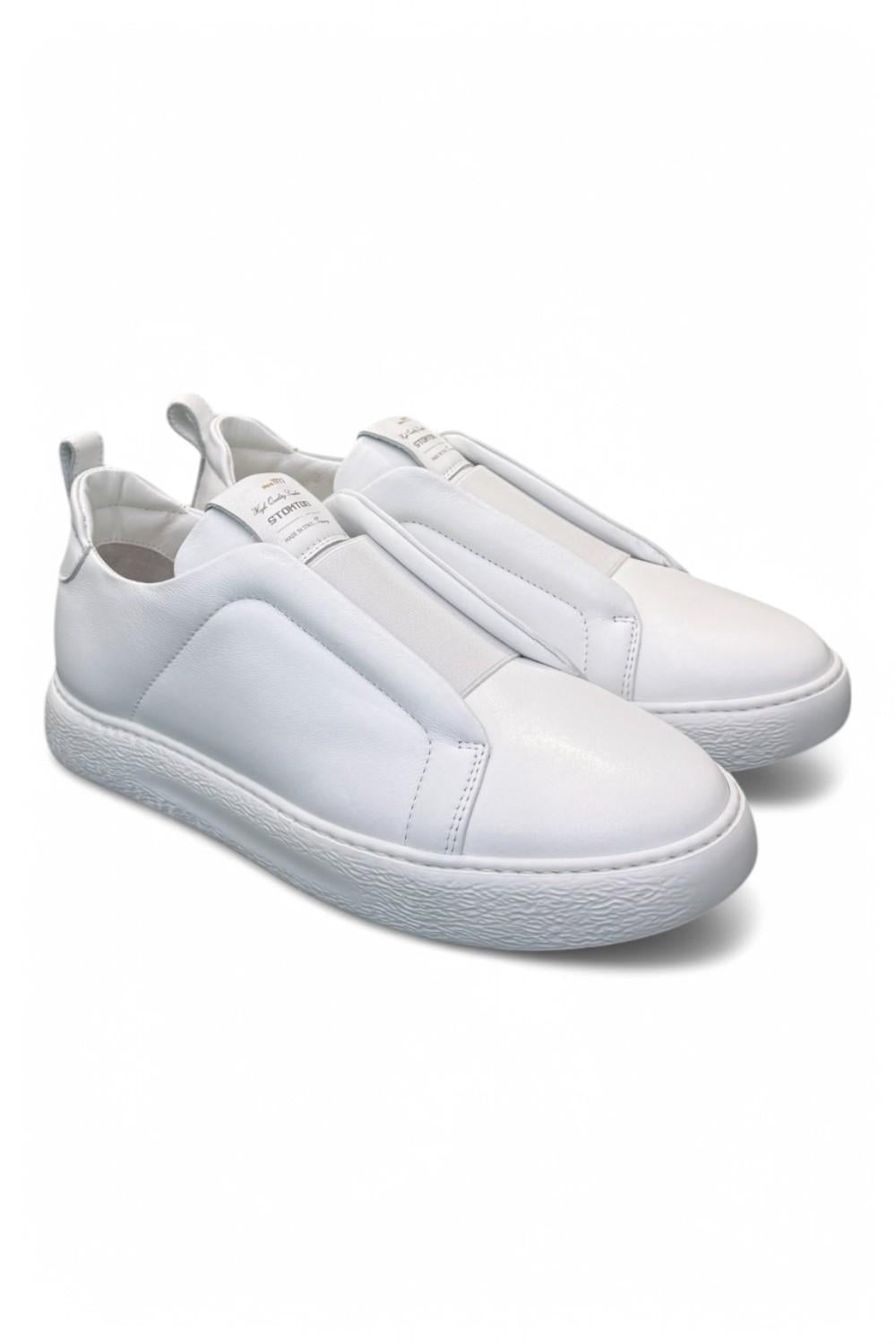 Sneaker slip on uomo Stokton bianca 