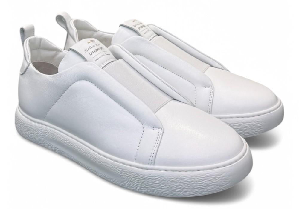 Sneaker slip on uomo Stokton bianca 