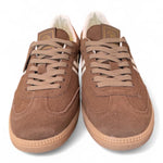 Sneaker uomo low suede cuoio Primabase <BR/> 