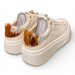 Sneaker Gioplus Oliva latte mucca charms<BR/> 