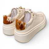 Sneaker Gioplus Oliva latte mucca charms<BR/> 