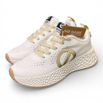 Sneaker donna No Name Carter Fly white gold 