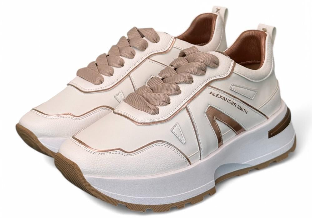 Sneaker donna Liverpool white copper Alexander Smith<BR/> 