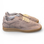Sneaker uomo Soldini 80 Akira suede forato beige tortora 