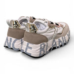 Sneaker donna Voile Blanche Club 105 bianca beige rosa 1N61 