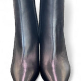 Tronchetto zip sfilato pelle nera Les Autres<BR/> 