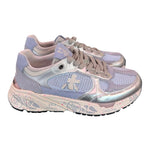 Sneaker donna Mased 8206 Premiata forata celeste argento 