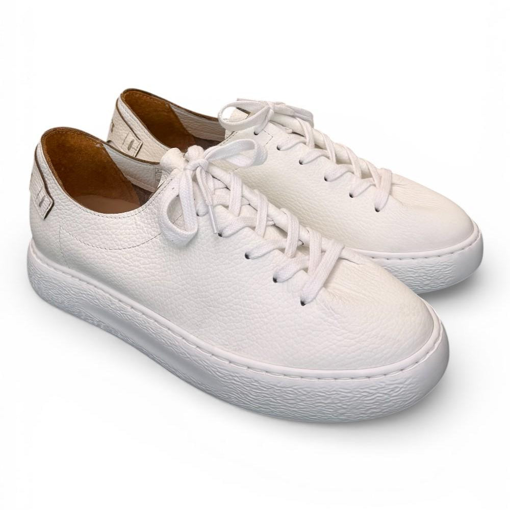 Sneaker pelle bianca taglio vivo Pawelks<BR/> <BR/> 