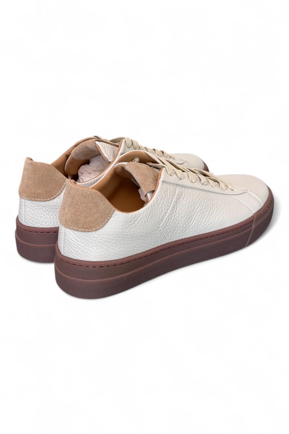 Sneaker uomo nappa panna Olimpia Stokton 