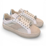 Sneaker donna crep beige celeste Stokton<BR/> 