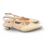 Slingback cintino pelle panna Isabelle Paris 