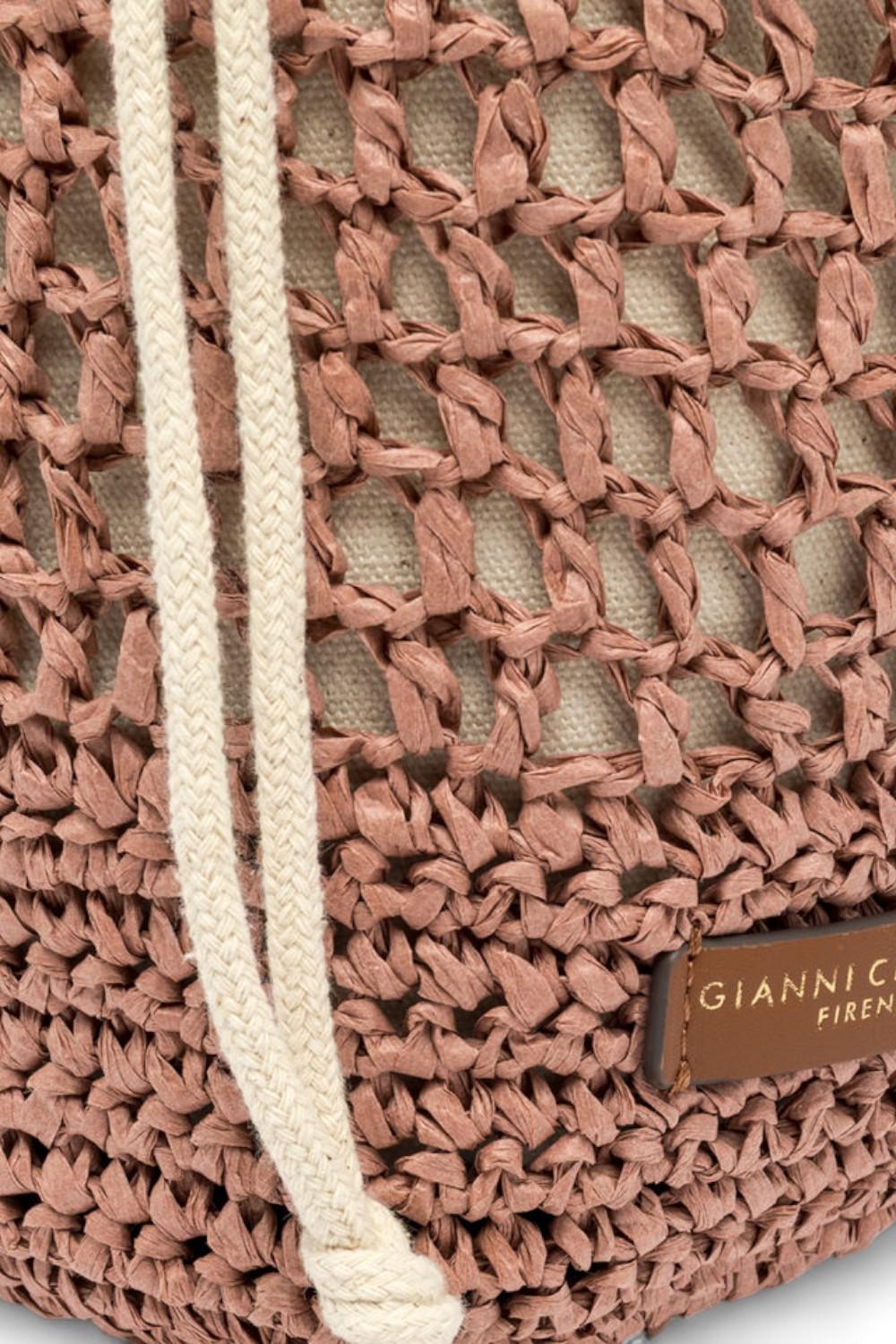 Borsa secchiello Nefeli Blush Gianni Chiarini<BR/> 