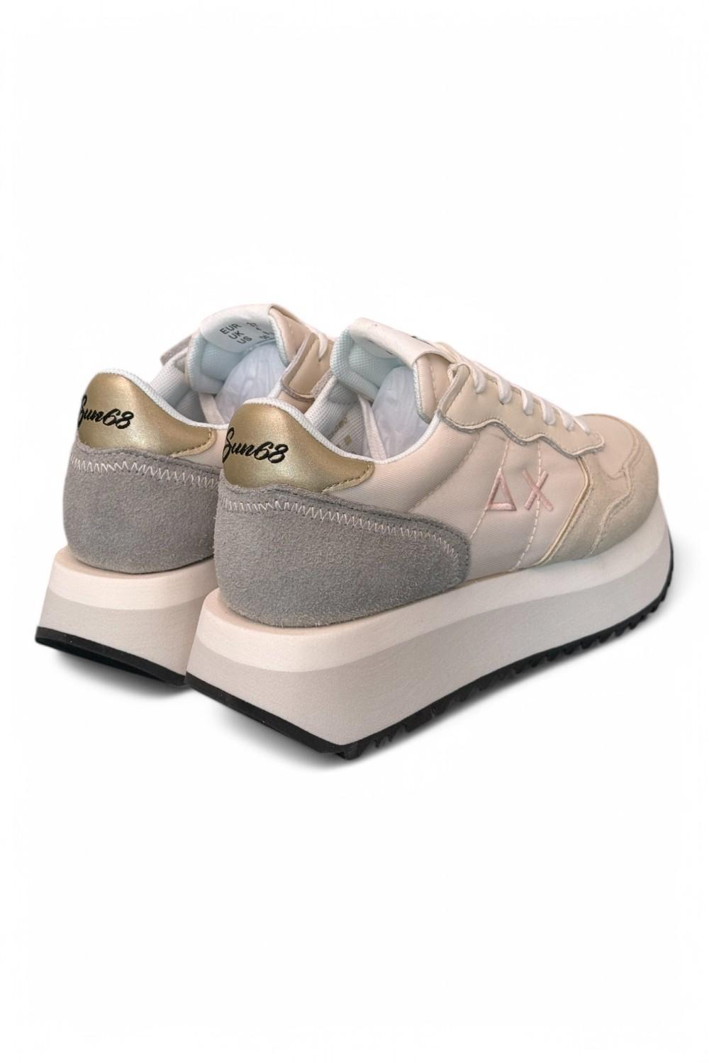 Sneaker donna SUN 68 BIG ALLY white beige grey 