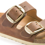 Ciabatta Arizona Big Buckle cognac oil leather Birkenstock 1011073 