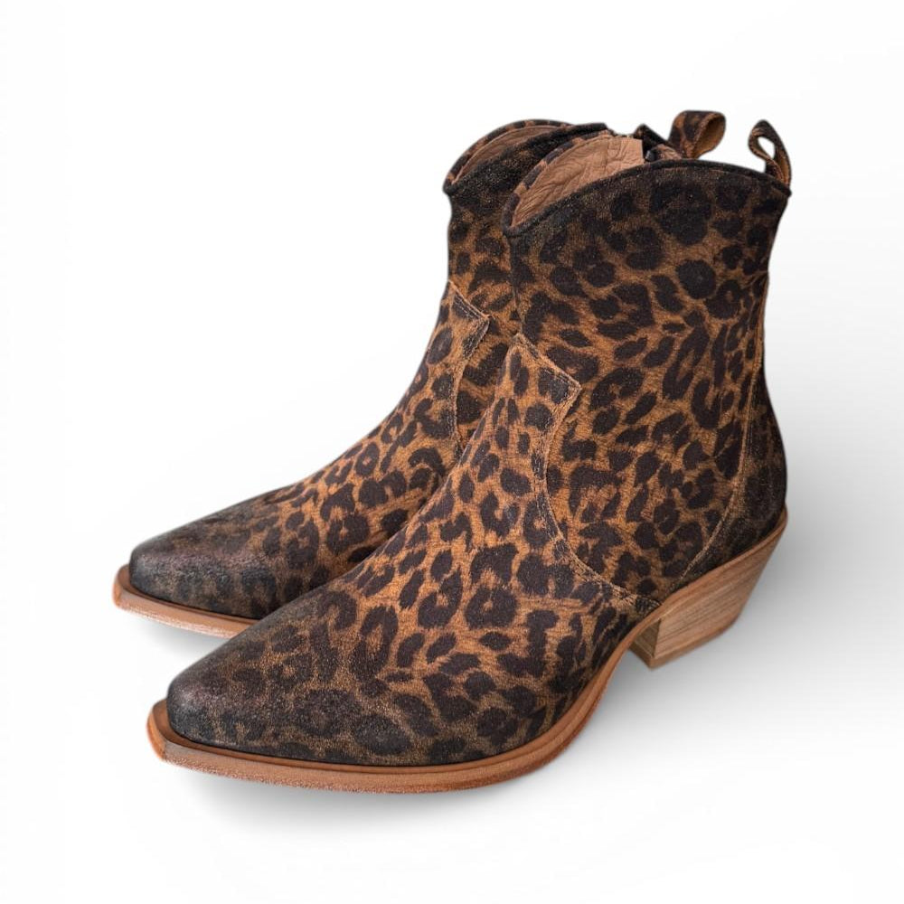 Stivaletto texano suede leo Metisse<BR/> 