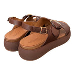 Sandalo incrocio cioccolato Z40 Inuovo<BR/> 