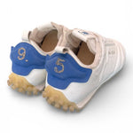 Sneaker sokker pelle bianca blu Nine an Half<BR/> 