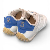 Sneaker sokker pelle bianca blu Nine an Half<BR/> 