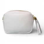 Borsina camera case pelle bianca 