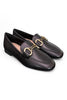 Mocassino accessorio pelle nera Francesco B.