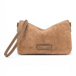Pochette Nora suede caramel piccola Gianni Chiarini<BR/> 
