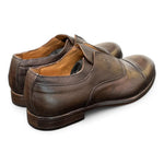 Scarpa uomo no-lace testa di moro F.lli Rennella 