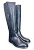 Stivale cavallerizzo nero con accessorio Cuir Noir