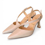 Slingback trasversale pelle osso Matteo Pitti 