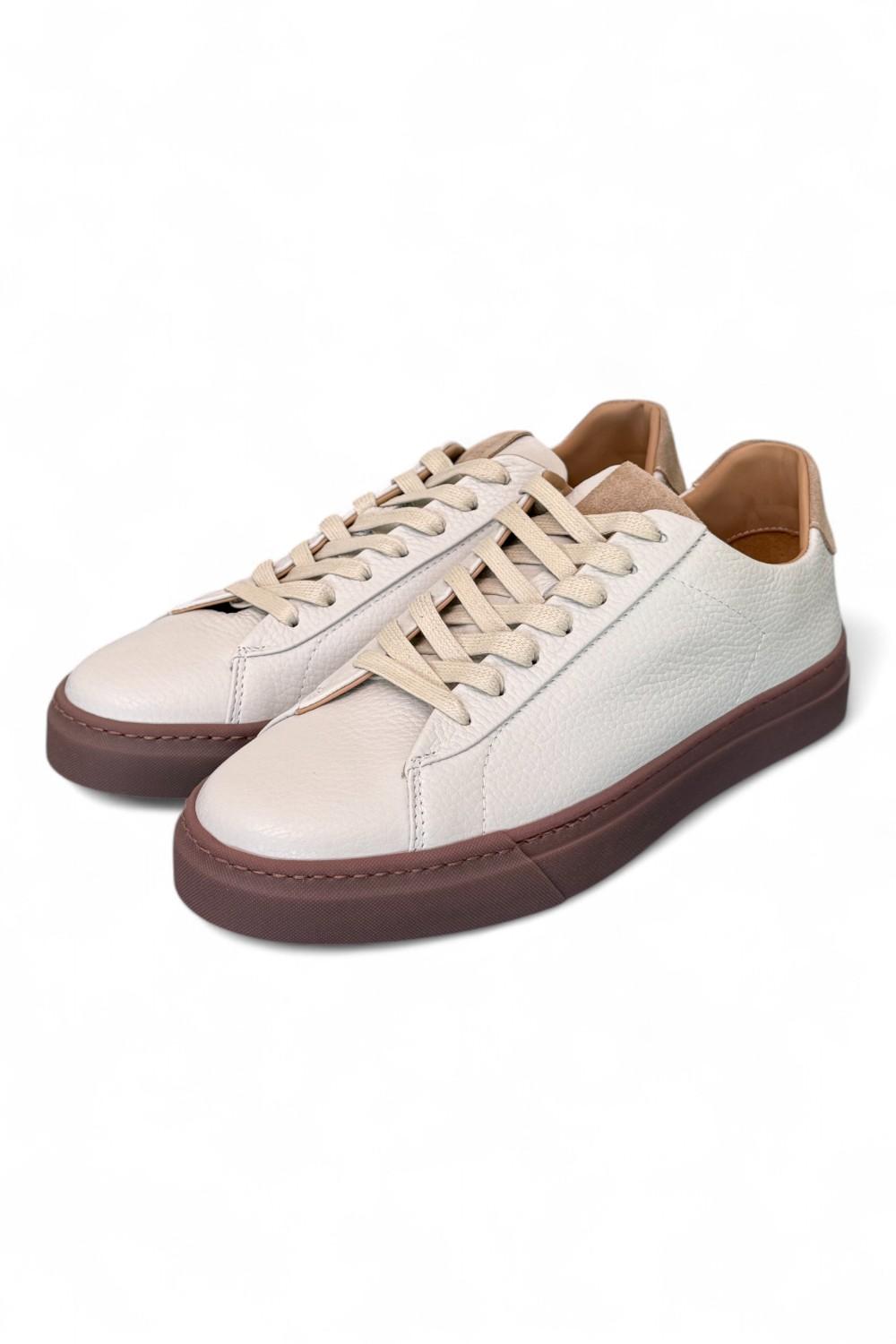 Sneaker uomo nappa panna Olimpia Stokton 