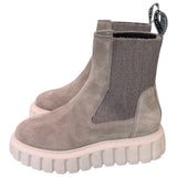 Beatles Grenelle Voile Blanche suede grigio 