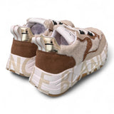 Sneaker Donna Club 105 beige teddy Voile Blanche 