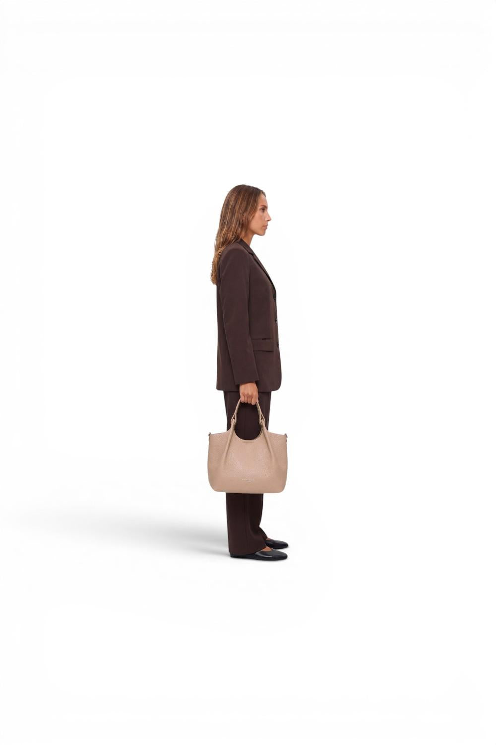Borsa Dua media Pink Salt Gianni Chiarini<BR/> 