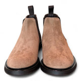 Stivaletto beatles suede tortora Dino Draghi<BR/> 