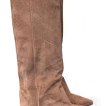 Stivale arricciato a tubo suede beige Anima <BR/> 