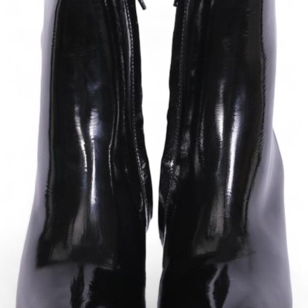 Stivaletto nero lucido tacco 70 Marc Ellis 