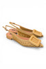 Slingback rafia intrecciata naturale Bibi Lou