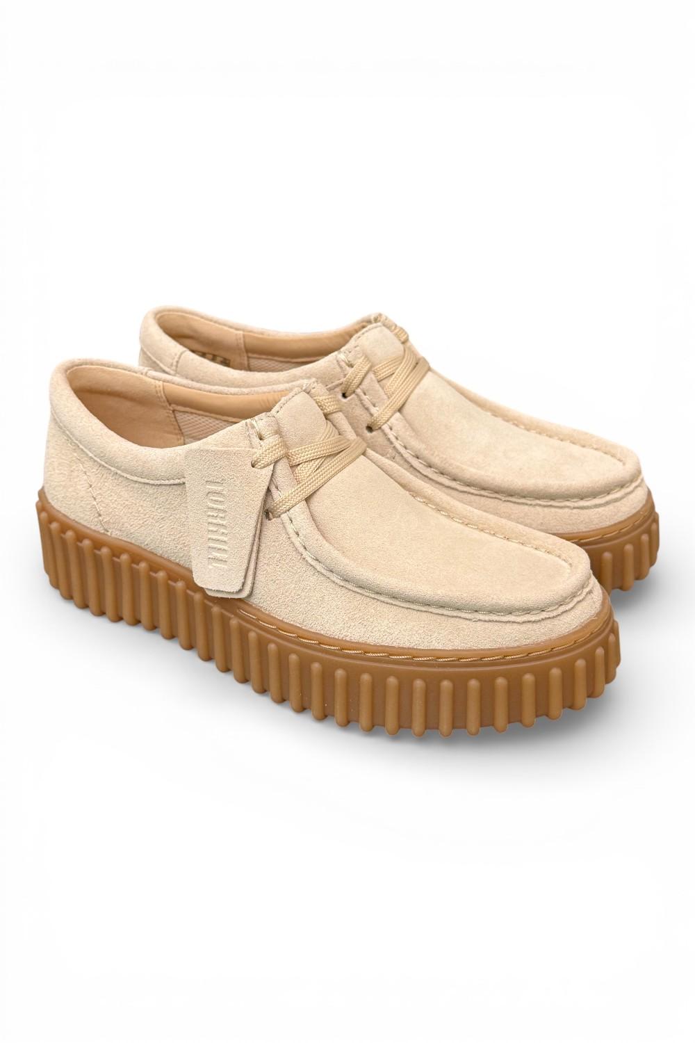 Scarpa donna Clarks Torhill Bee suede beige 