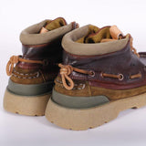 Polacco barca artigianale marrone Satorisan Earth Boot Premium 