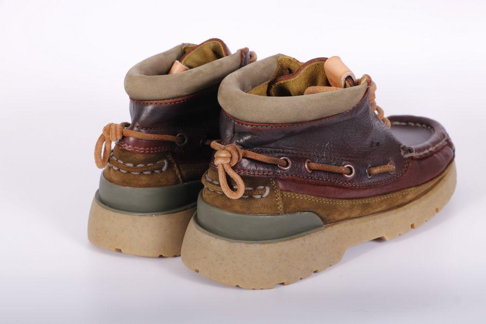 Polacco barca artigianale marrone Satorisan Earth Boot Premium 