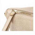 Pochette Nora suede nude piccola Gianni Chiarini<BR/> 