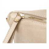 Pochette Nora suede nude piccola Gianni Chiarini<BR/> 